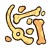 Cave Painting of Bones sticker.png