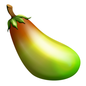 CrashMoji Wumpa Fruit Eggplant emoji.png