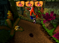 Crash Bandicoot PS1 Crash going to a Tawna bonus round.png