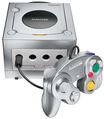 Silver GameCube and controller.jpg